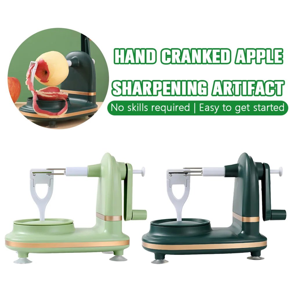 

Manual Apple Peeler Multifunctional With Stainless Steel Blades Hand Crank Fruit Peeler Creative Household Kitchen Gadgets