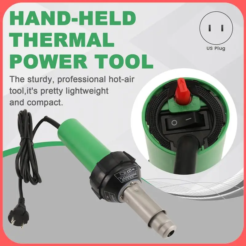 

AA89-1600W Heat Tool Hot Plastic Welding Torch Hand-Held Thermal Power Tool Dryer Hairdryer