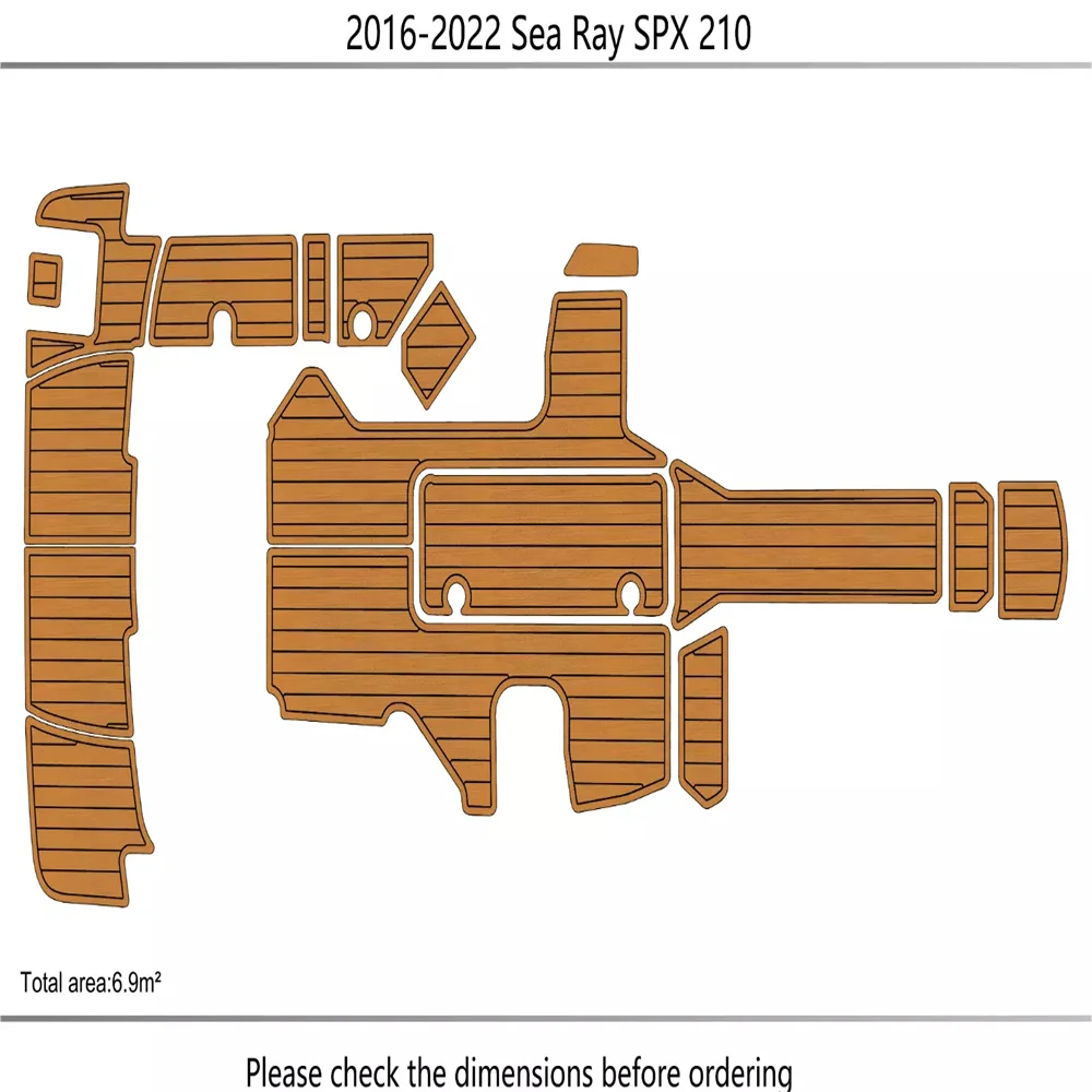 2016-2021 Sea Ray SPX 210 Cockpit Swim platform bow 1/4