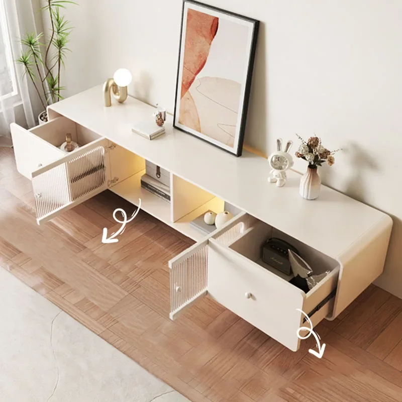 

Lowboard Retro Tv Table Cabinet Living Room Mount Rack Bench Tv Desk Stand Wood Media Console Meuble Tv Salon Home Furniture