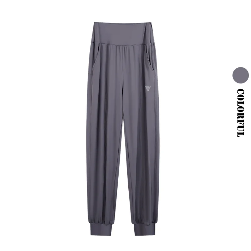 DRUR Cuffed Running Pants Women Loose Workout Joggers High Waist Lounge Sweatpants with Pockets Quick Dry Sports Trousers New