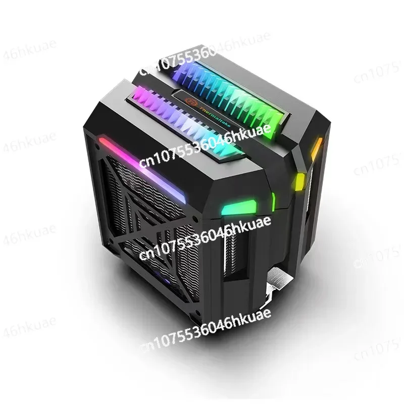 CPU heat sink ARGB four copper tube PWM temperature controlled silent fan heat dissipation Tt Touteng T400 computer tower