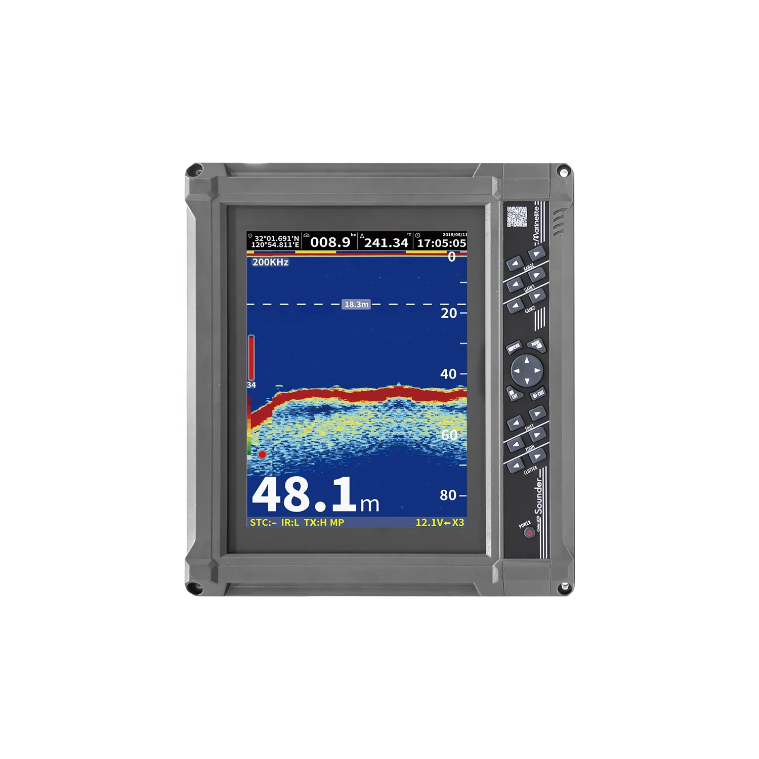 IMO Certified Dual Frequency Digital Depth Sounder Marine Electronics Navigational Echo Sounder for Boat with CCS Certificate