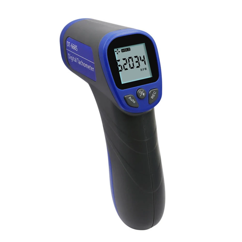 Non Contact Infrared Lasers Tachometer Portable Automatic Speed Test Tool For Fan Industrial