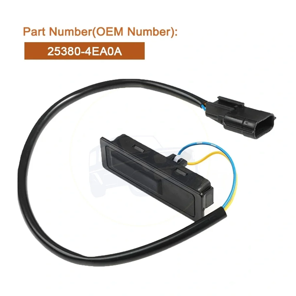 

New 253804EA0A 25380-4EA0A 1064915 For Nissan 2013-2022 QASHQAI Rear Trunk Tailgate Handle Button Switch