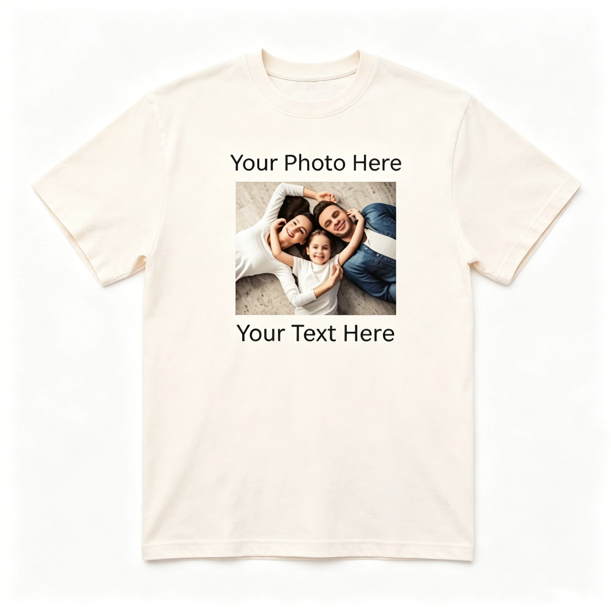 O Neck Female T Shirt Custom Graphic Photo Picture Personalized Text Design Loose Fashion Daily Wear Birthday Celebration Gift view 4