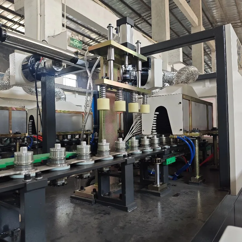 YG Customized 4 Cavity Full Automatic Stretch Blow Moulding Machine For Cosmetic PET Plastic Bottles SMC High Pressure Valve Del