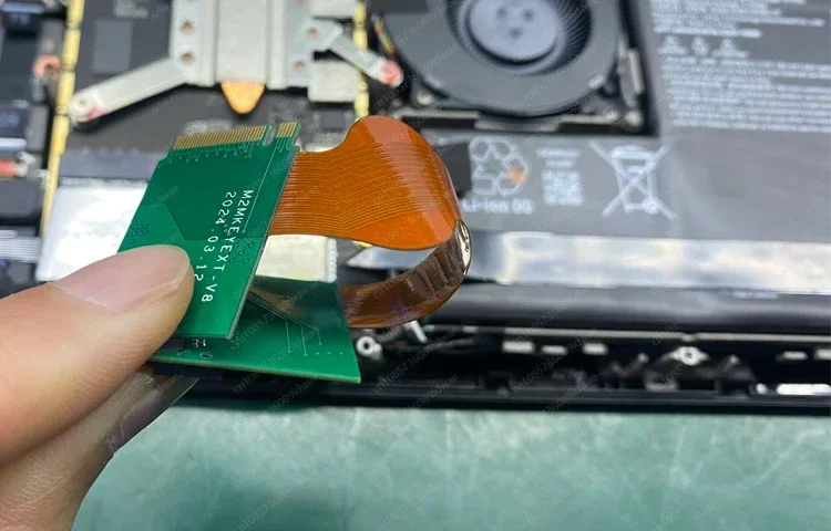 ل SteamDeck O led SSD القرص الصلب تحويل مرنة PCB PCIe4.0 M.2 2230 إلى 2280 القرص الصلب تحويل 4T 8T بطاقة محول