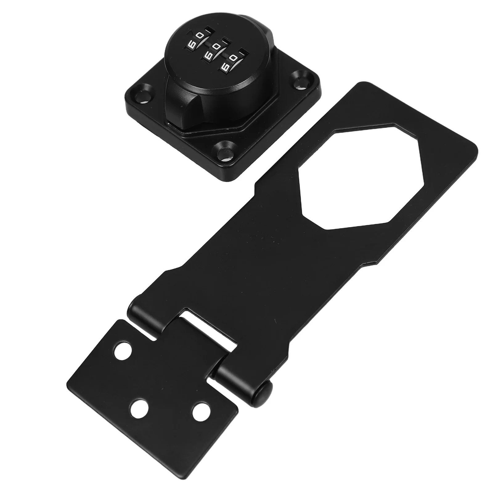 

Cabinet Door Lock 45 Inch Alloy Dual Opening Password Protection Barn Closet Latch Gate Combination Hasp Locks Cabinet Hardware
