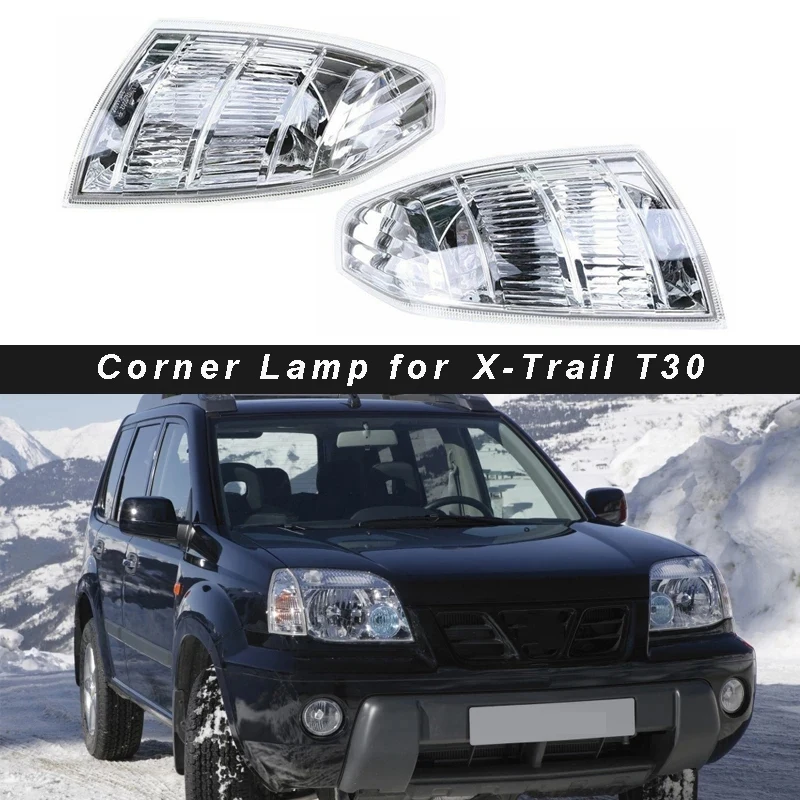 

Car Front Indicator Fog Light Car Lower Bumper Corner Light For Nissan X-Trail T30 2001-2007 Without Bulbs