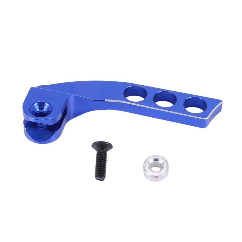 Y16A Metal 4-Hole Transmitter Neck Strap Balancer Adjuster for Futaba Radiolink Frsky X9D RC Remote Control,Blue Vertical