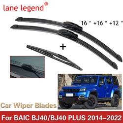 Car Front Rear Windscreen Wiper Blades For BAIC BJ40 PLUS 2.0T 2.3T 2014-2022 Car Accessories Wiper Blade Brushes Cutter