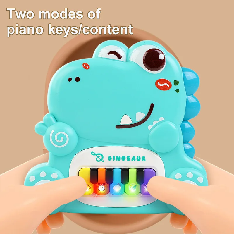 Cartoon Bird Electronic Piano Toy Cute Dinosaur Unicorn Musical Instrument Baby Music Enlightenment Fun Interaction Music Piano