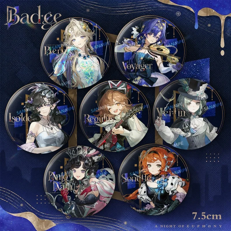 Game Reverse:1999 Peripheral New Music Concert Acrylic Pendant Backpack Keychain Badge Pin Standing Sign Polaroid Card Ticket