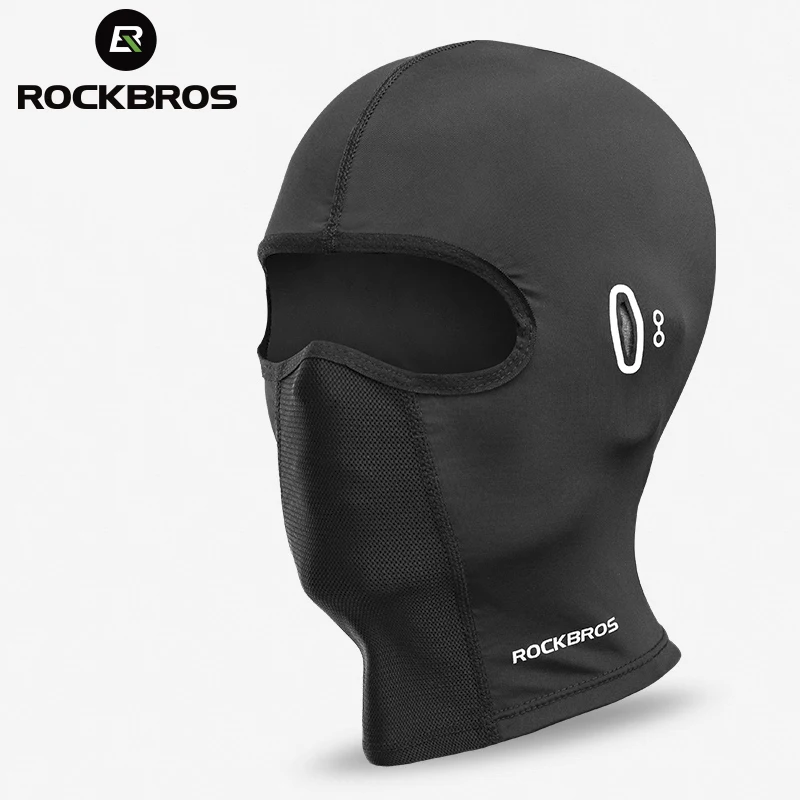 ROCKBROS letnia maska ​​na twarz kolarstwo miękka maska ​​na twarz oddychający krem ​​do opalania okulary ochronne UV otwory mężczyźni kobiety sport MTB maska ​​rowerowa