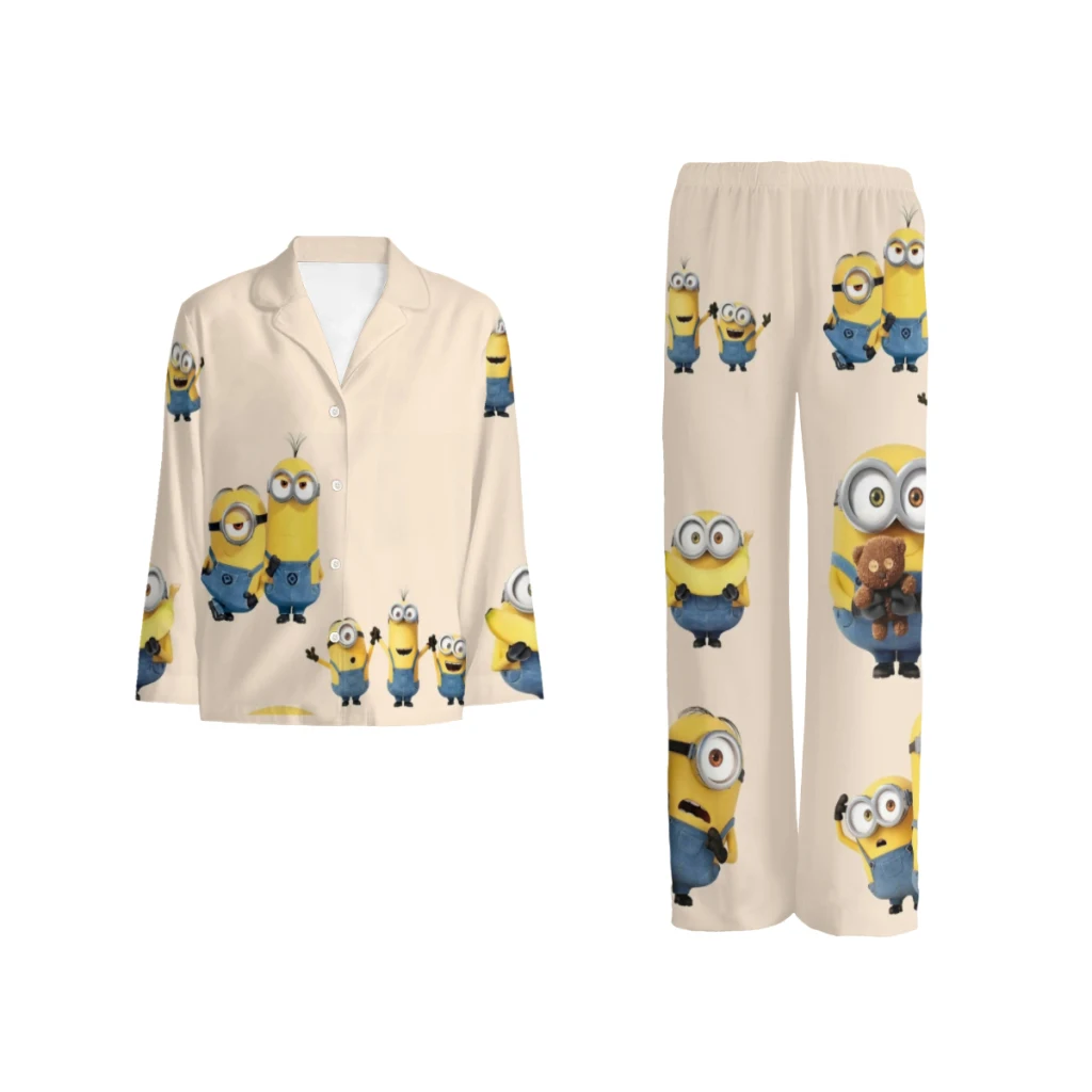 

Minion Printed Pajamas Men or Women | Cute Pajama Sets | Elegant Lounge Wear for Women | Soft Clothing