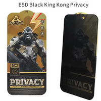 50pcs ESD Anti Spy Privacy Tempered Glass Screen Protector For Iphone 16 15 14 plus 13 12 11Pro Max mini XR XS MAX 7 8 plus