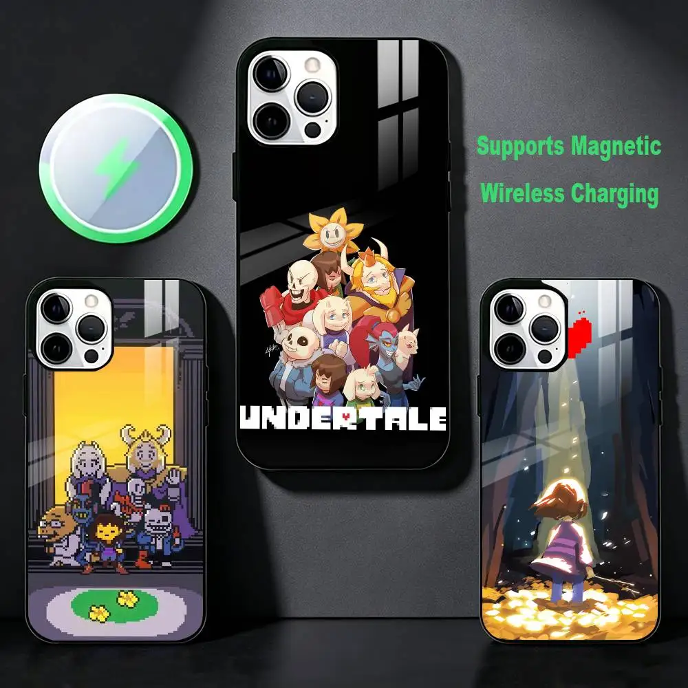 Undertale Sans-S RPG  Phone Case For iPhone 17 16 15 14 13 12 Pro Max Plus for Magsafe Wireless Magnetic Cover