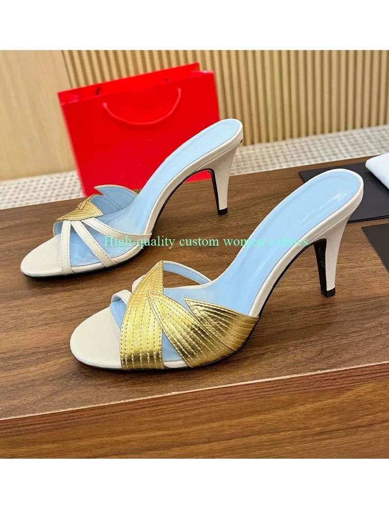 

Pointed Lace Flowers Decorate Hollowed-out Instep Stilettos Sandals Summer Handcrafted Luxury High Heel Sell Like hot Cakes
