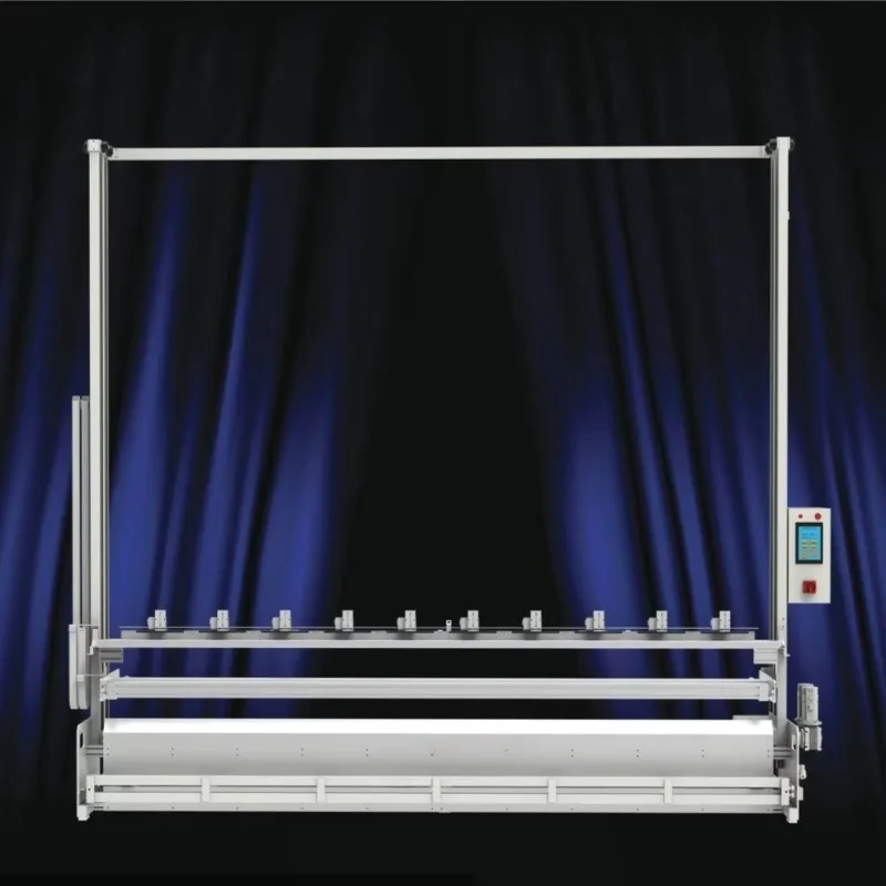 High-speed curtain high-lift cutting machine, vertical fabric pleated