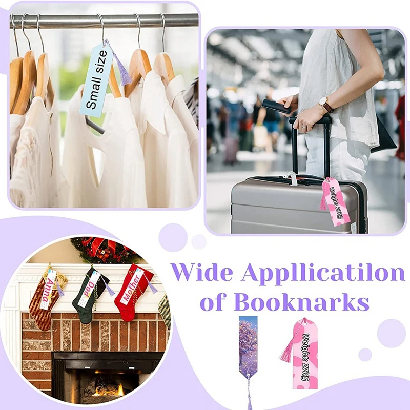 73Pcs Acrylic Bookmarks Blanks,Sublimation Acrylic Book Markers, DIY Crafts Projects Sublimation Accessories for Women