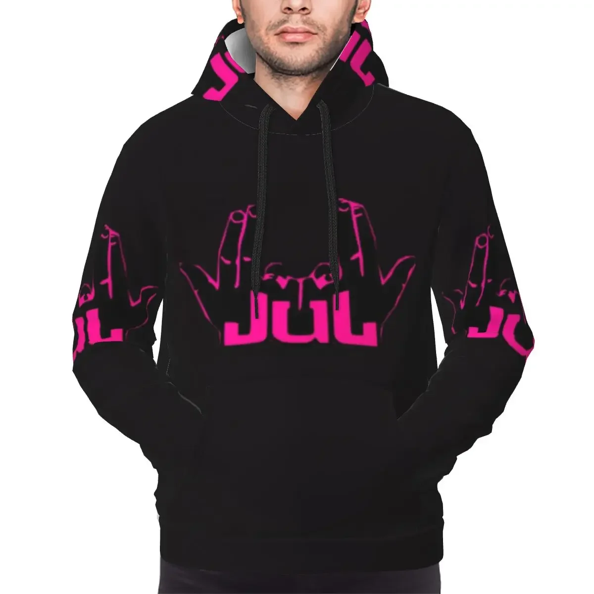 French Rapper Jul Sign Hoodie Hip Hop Pullover Autumn Winter Men Women Sweatshirt Long Sleeve Tops
