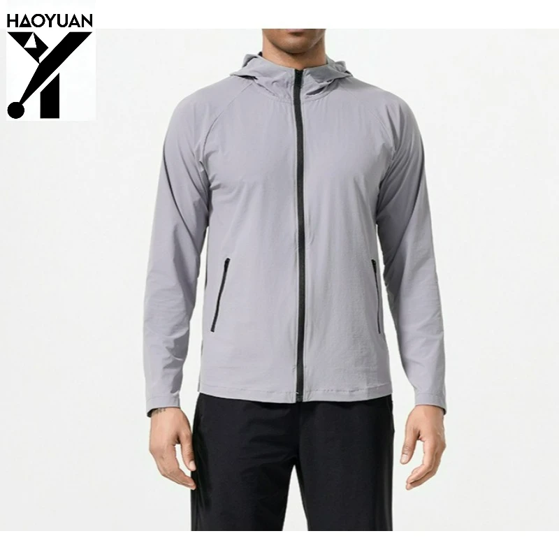 Men's Sports Jacket Breathable Casual Sunscreen Outdoor Running Travel Camping Training Mountaineering Men's Cycling Jacket