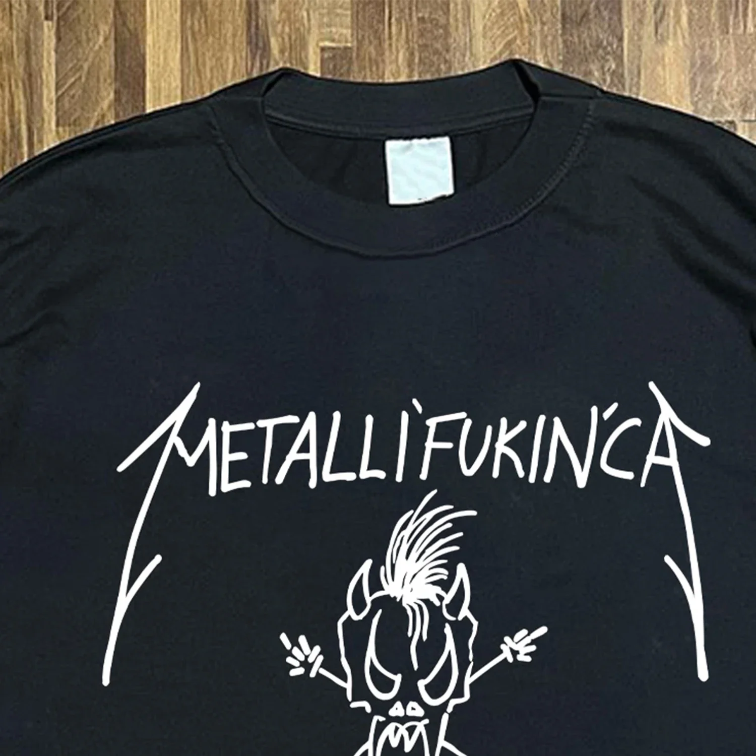 T-shirt a maniche corte da uomo e da donna Oldschool Vintage Vintage di Metallica T-shirt ampia e traspirante