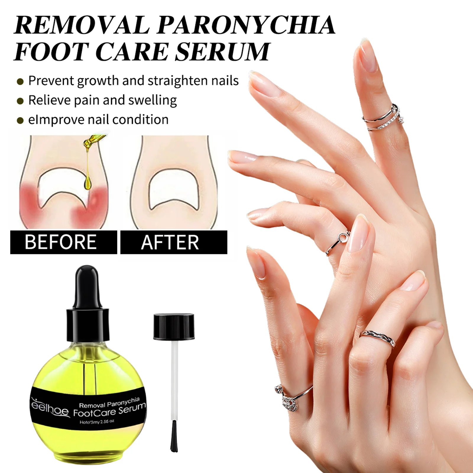 73ml Nail Art Voedingsolie Plantaardige Nagelriemolie Voeden Reparatie Beschadigd voor Nagelverzorging Hydrateert Versterken Heldere Thuis salon