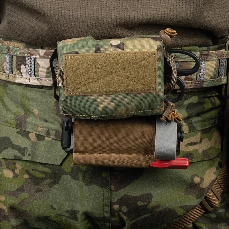 Tactical Compact Trauma Pouch MOLLE Medical Bag First Aid Kit for Outdoor Hunting Camping Hiking Medical Pouch Survival Gear - view 6