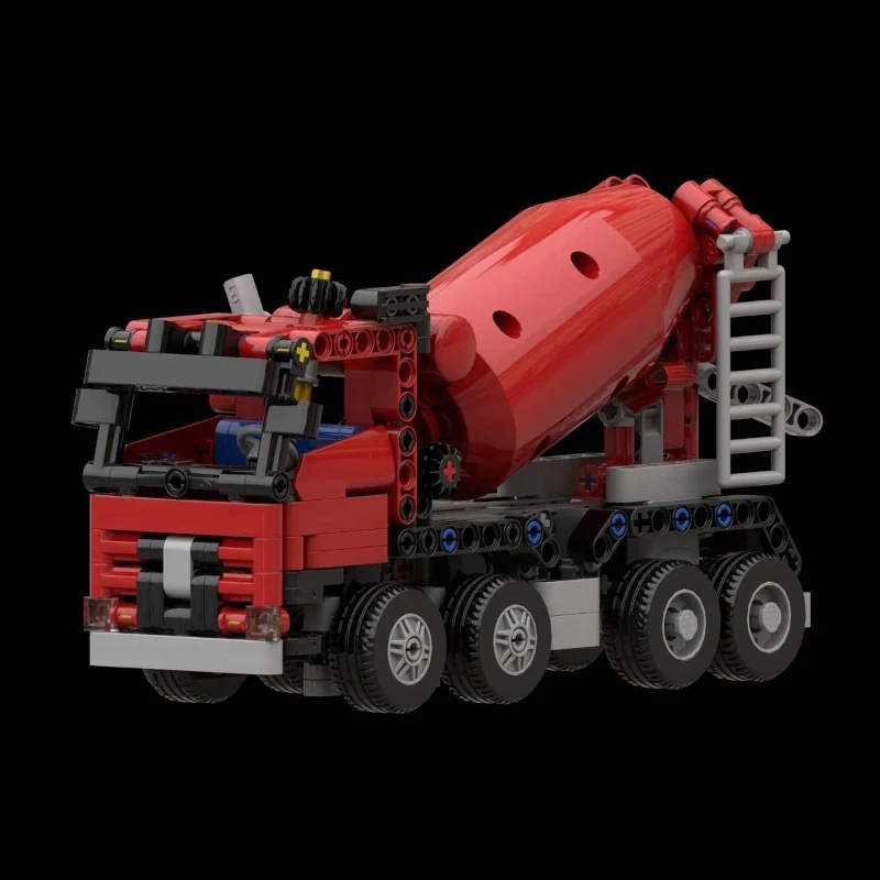 City Car Model MOC Building Bricks Classic Concrete Mixer Truck Modular Technology Children Holiday Gifts Assemble Toys Suit