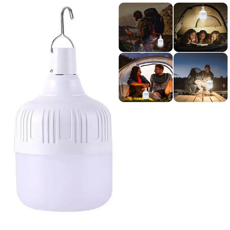 

Mini Outdoor Hook Up Camping Bright LED Night Light Lamp USB Rechargeable Brightness Emergency Light Portable Lantern