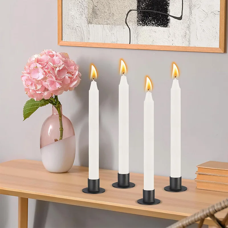 

Metal Candle Holders Simple Iron Black Wedding Decoration Bar Party Living Room Decor Home Decor Festival Candlestick INS Style