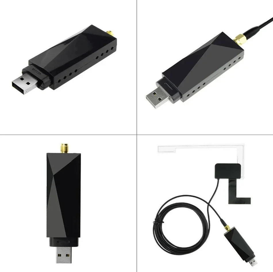 Receptor DAB Plus USB com sintonizador de antena para carro Android, DVD Player, rádio do carro, GPS, 4.4 ou 5.11 os, fácil uso