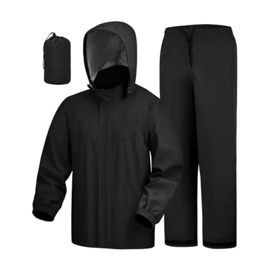 

Водонепроницаемый дождевой костюм iCreek с капюшоном, дышащий, легкий, компактный, для мужчин и женщин, для походов, рыбалки, гольфа.