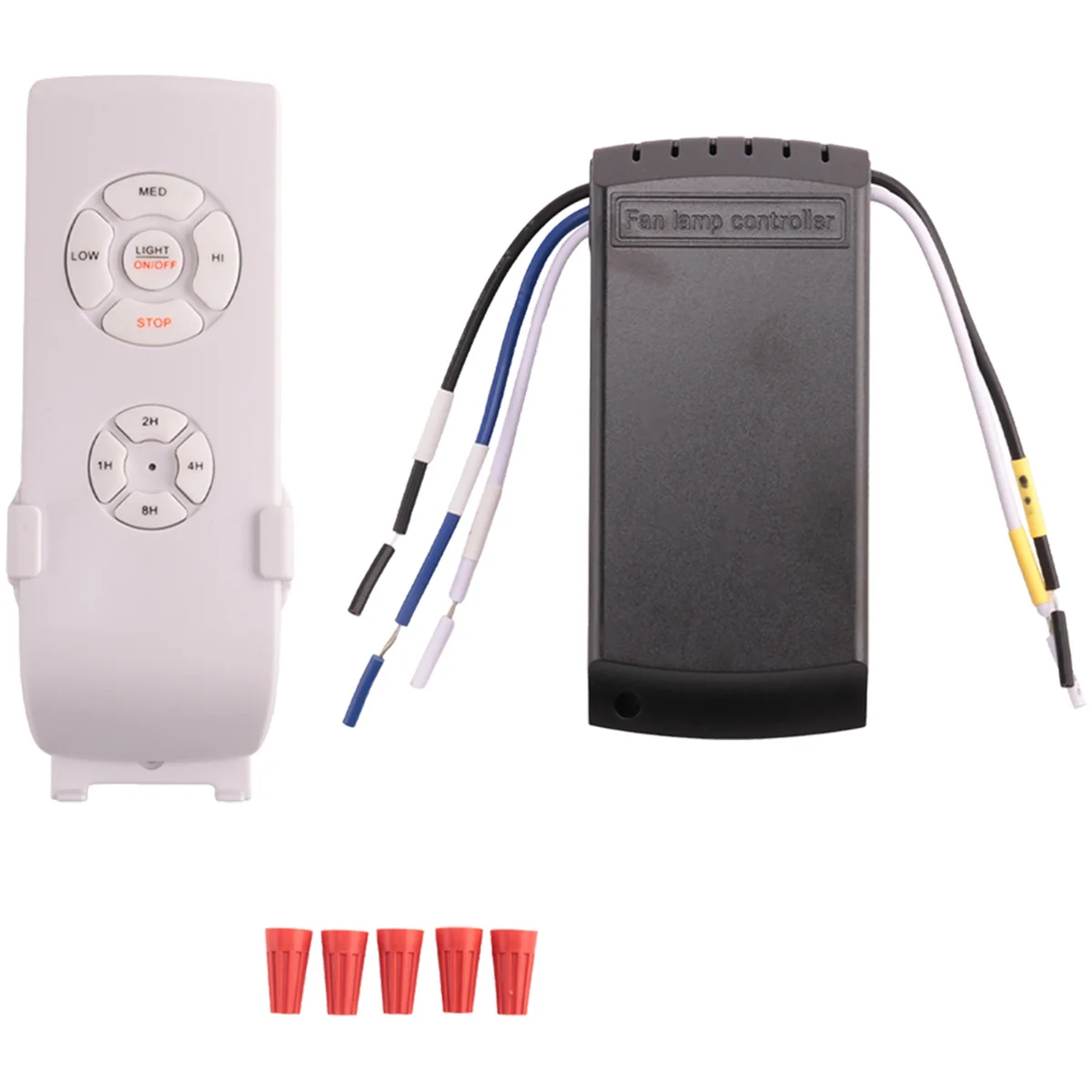 Universal Teto Ventilador Lâmpada Kit De Controle Remoto, temporização Interruptor De Configuração, Velocidade Do Vento Ajustável, Transmissor Receptor, AC 220V