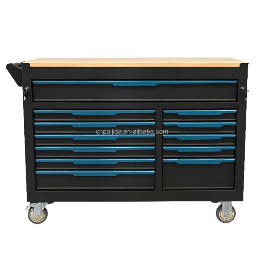 

Garage Rolling Lockable Metal Cabinet 5-Drawer OBM/OEM Option 300kg Load Capacity Modern Design Mobile Utility Cart Keyed