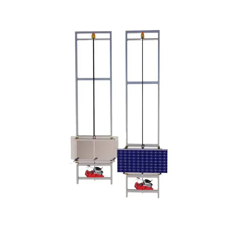 

New photovoltaic panel lift glass door and window lift sun room installation glass lifting solar panel artifact