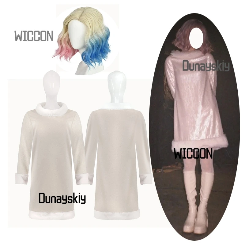 

Cos Store‌ Enid Movie Cosplay Costumes Wig Sinclair White Elegant Lolita Dress Plush Jirai Kei Kawaii Party Daily Halloween‌