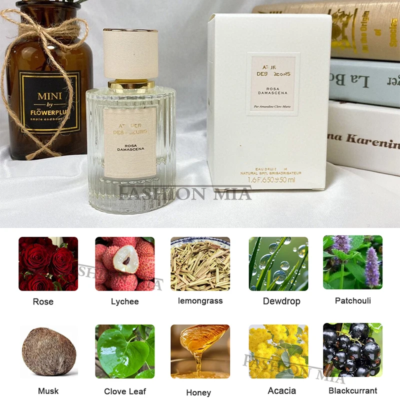 50ml Brand  Eau de Parfum Spray Perume For Women Men's Long Lasting Atomizer Sexy Lady Woody Flower Fragrance Musk Perfume