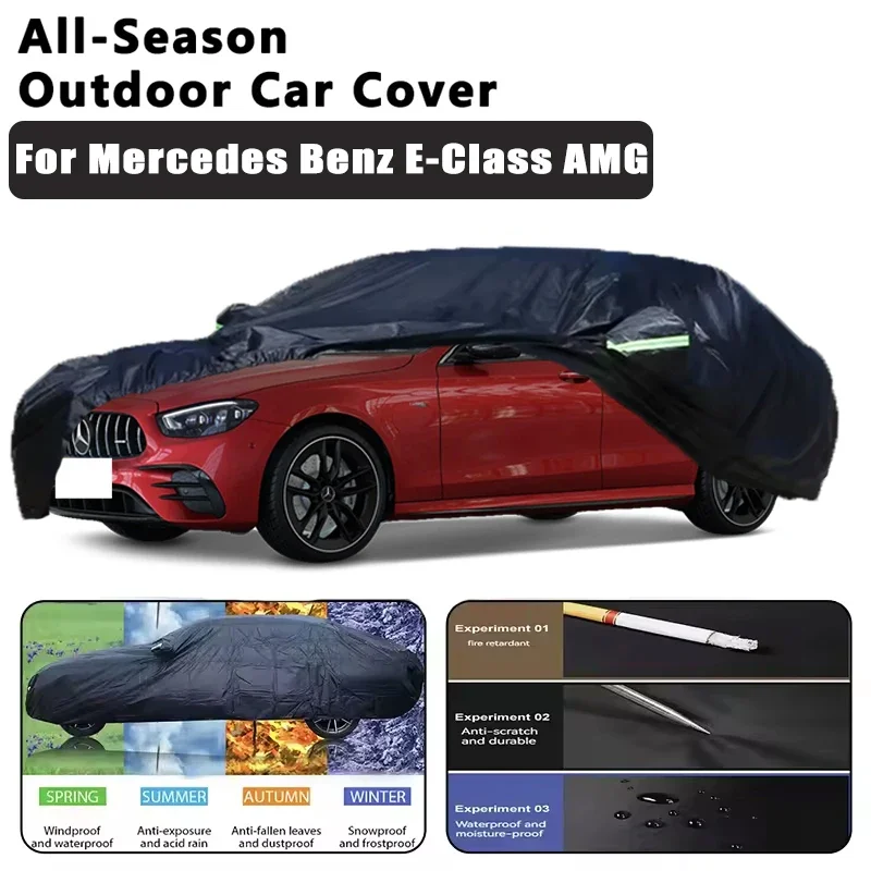 

For Mercedes Benz E-Class AMG Car Covers Outdoor Waterproof Dustproof Sun Rain Snow Protection Thick Oxford Cloth
