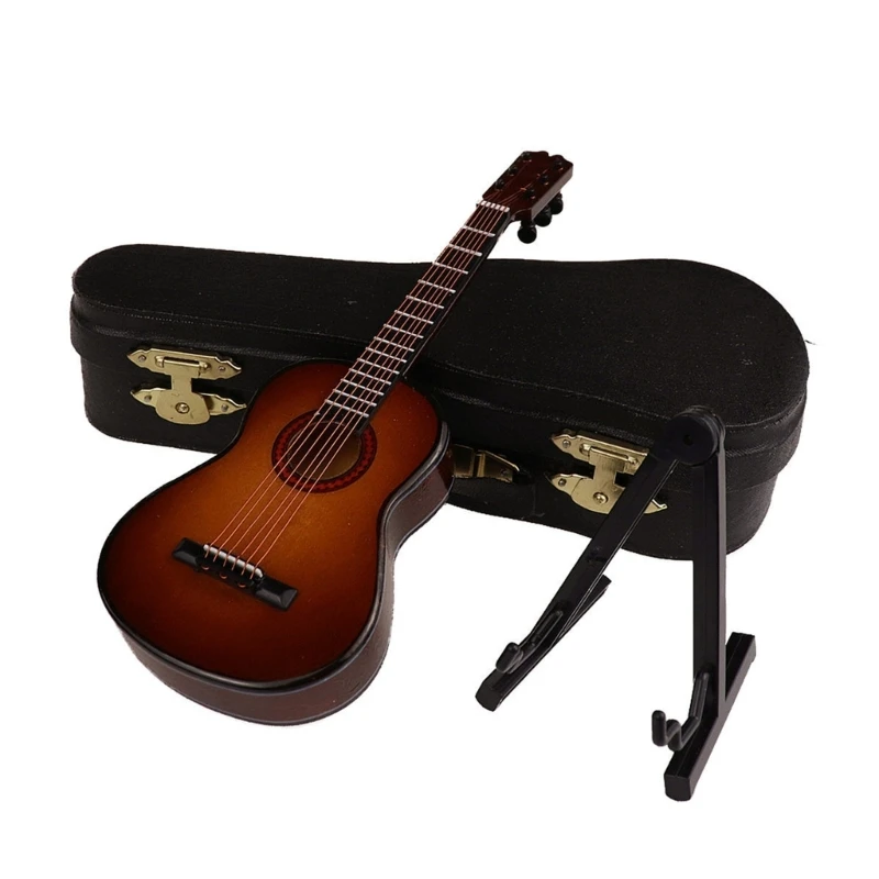 Baby Photography Props Mini Musical Guitar Instruments for Newborn Photo Sutido Accessories Vintage Photoshoot