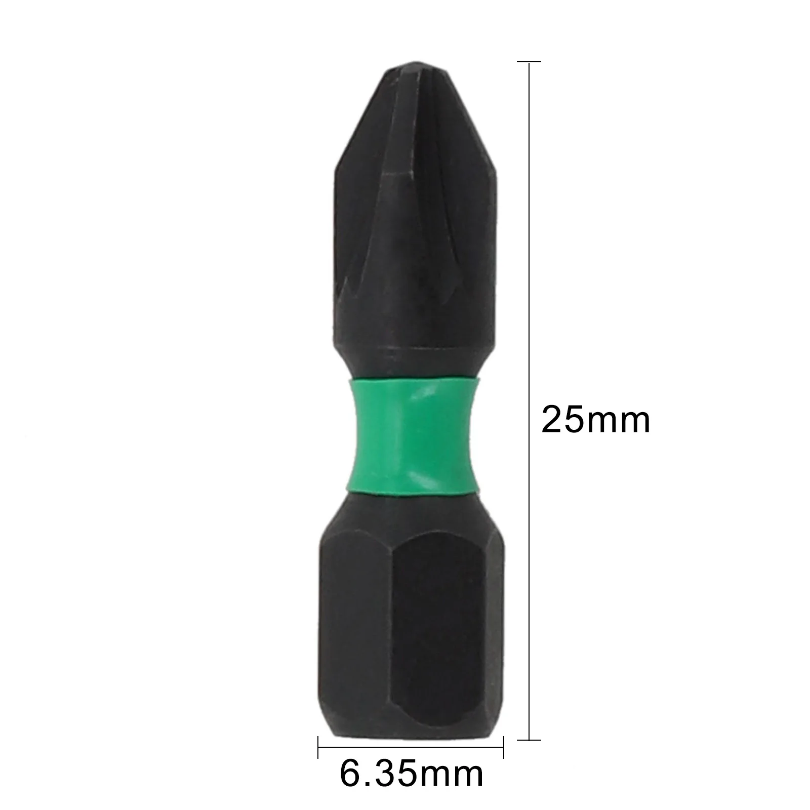 헤비 듀티 롱 드라이버 비트, 마그네틱 드라이버 비트, 6.35mm 육각 생크 드라이버, 수공구, 25-150mm, 1 개