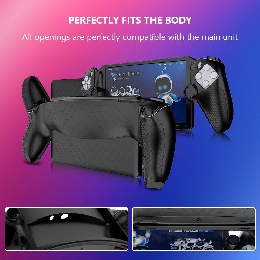 Silicone Case for PS5 Portal Anti-Drop Gaming Console Controller Sleeve Non-Slip Gamepad Cover Grip Case for Playstation Portal