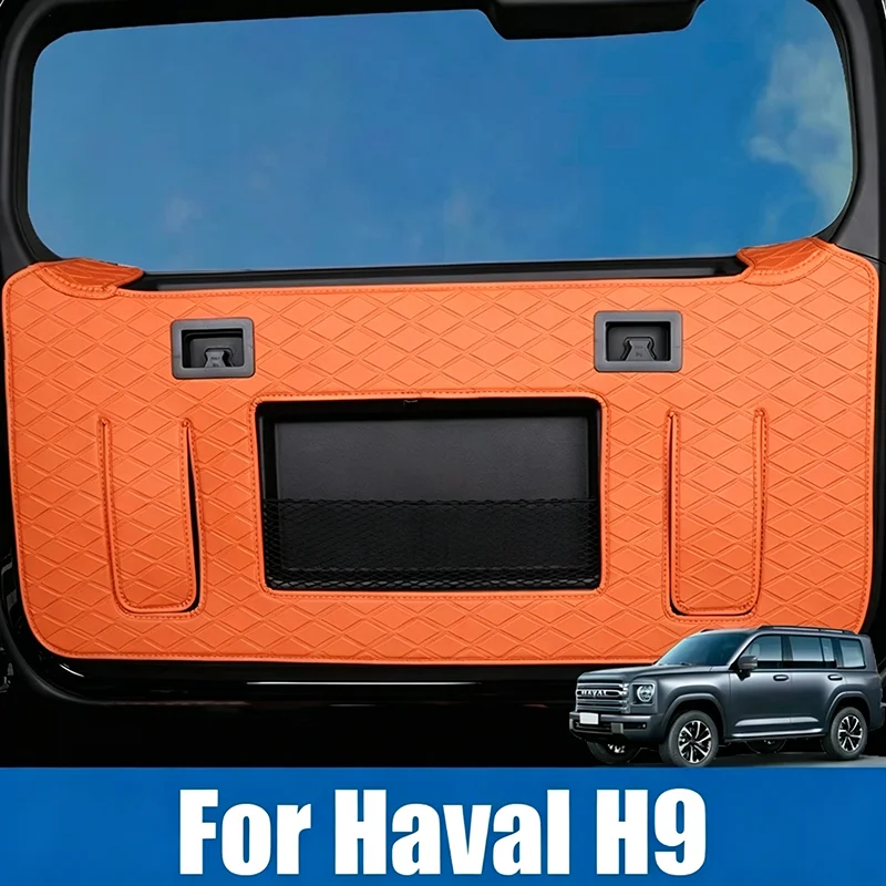 For Haval H9 2024 2025 New H9 2nd II CAR Rear door protective mat Mat Car Leather Waterproof Floor Mat Car styling Accessories