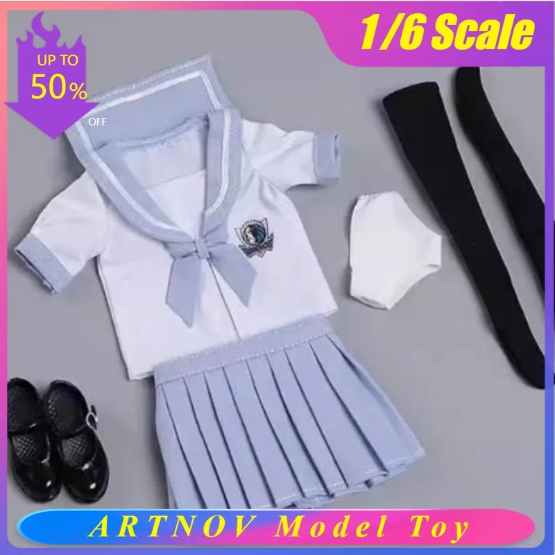 

Женский солдатский костюм в масштабе 1/6, студенческое платье JK, подходит для 12-дюймовых женских фигурок, одежда для фигурок.