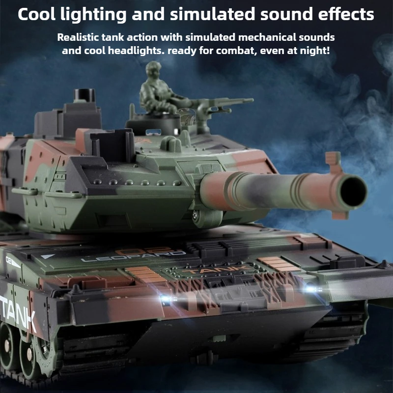 الاشياء الرائعة لعبة خزان مضحك هدية-33 سنتيمتر سوبر محاكاة دبابة Rc نموذج ، روبوت الهيكل ضرطة رذاذ Rc سيارات ، لعب للأولاد ، Rc الزاحف الدبابات