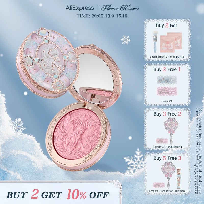 Flower Knows Knight Unicorn Collection Satin Blush
