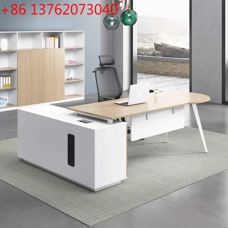 

Простой современный настольный светильник для босса, роскошный стол для президента с высоким смыслом, новый китайский стиль