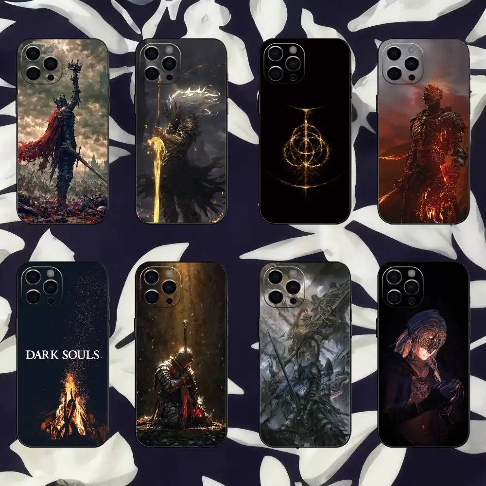 

Game D-Dark S-Souls Phone Case Silicone black Soft For IPhone 17,16,15,14,13,12,11,XS,Plus Pro Max
